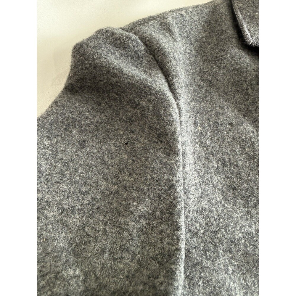 VTG Miu Miu Wool Casual Blazer Gray Sz 42 Jacket Italy Minimalist *READ! - Picture 13 of 14